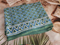 Crystal Modal Silk Saree - Coral Green