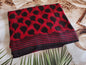 Modal Silk Saree - Red & Black