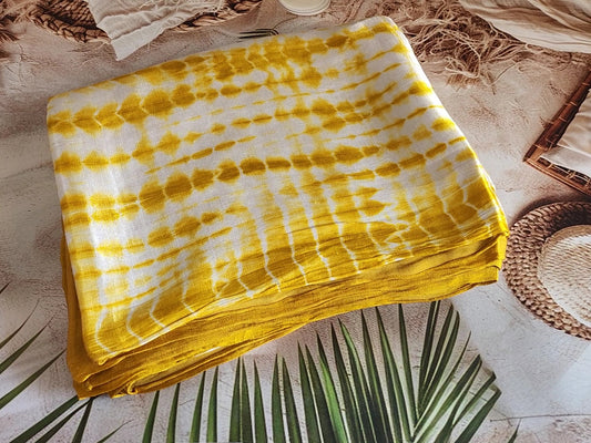 Modal Silk Saree - Mustard Yellow