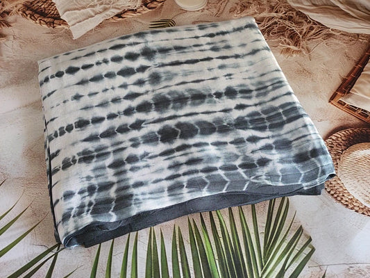 Modal Silk Saree - Grey