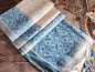 Peace vegan silk saree - Blue