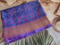 Rajkot Patola Semi silk saree- Dual tone